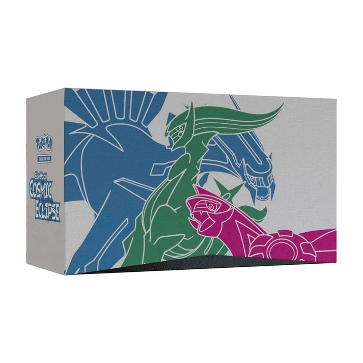 Pokémon TCG Sun & Moon Cosmic Eclipse Elite Trainer Box | 8 Booster Packs | Arceus Dialga Palkia Sleeves