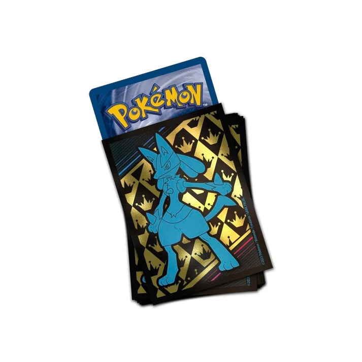 Pokémon TCG Crown Zenith Pokémon Center Elite Trainer Box Plus – 12 Booster Packs, Lucario VSTAR Promo & Premium Accessories