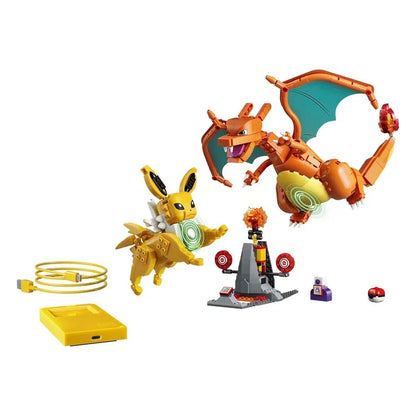 LEGO® Pokémon™ SMART Play™ Charizard vs. Jolteon Ultimate Battle Set – Pokémon Building Toy, Interactive Battle Game & Collectible Gift
