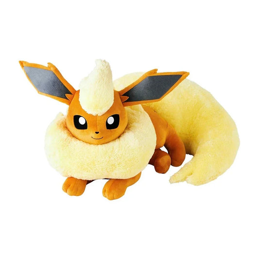 Flareon Pokédex-Size Poké Plush – 25¼ Inch Large Pokémon Plush, Eevee Evolution Collectible