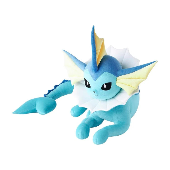 Vaporeon Pokédex-Size Poké Plush – 26¾ Inch Large Pokémon Plush, Eevee Evolution Collectible