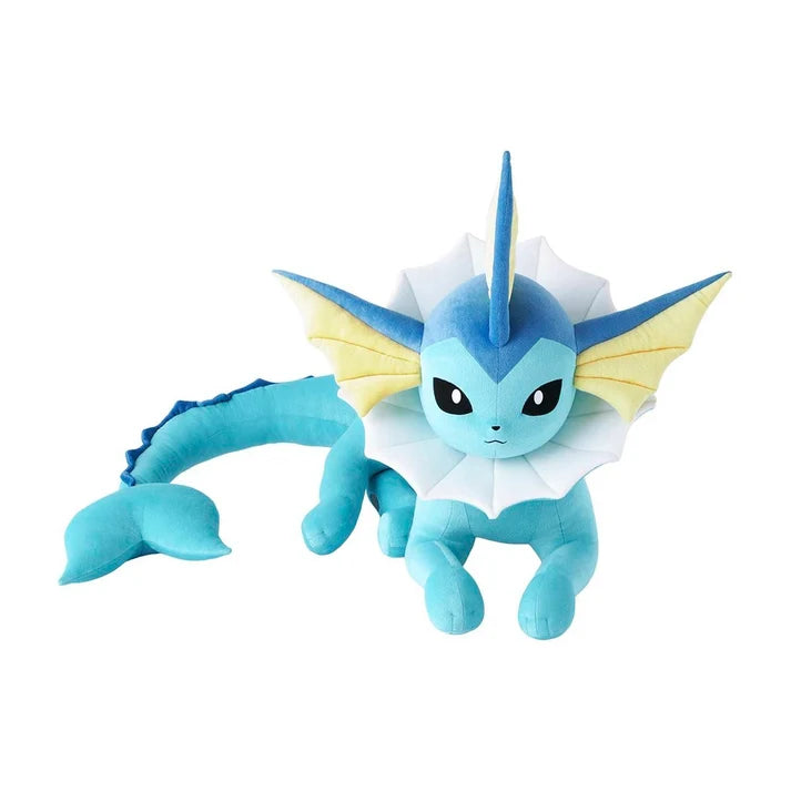 Vaporeon Pokédex-Size Poké Plush – 26¾ Inch Large Pokémon Plush, Eevee Evolution Collectible