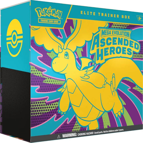 Pokémon TCG Mega Evolution Ascended Heroes Elite Trainer Box – Factory Sealed | Fast Shipping