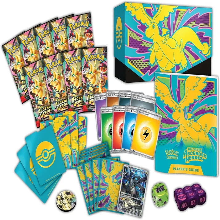 Pokémon TCG Mega Evolution Ascended Heroes Elite Trainer Box (ETB) – Factory Sealed In Stock