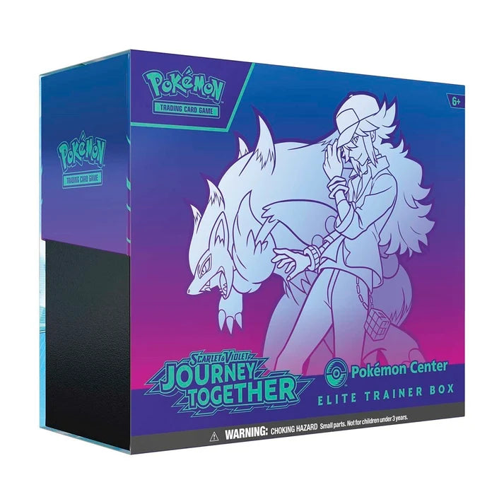 Pokémon TCG Journey Together Pokémon Center Elite Trainer Box | 11 Booster Packs | N’s Zorua Promos