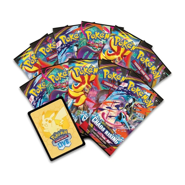 Pokémon TCG Mega Evolution Chaos Rising Pokémon Center Elite Trainer Box – 11 Booster Packs & Exclusive Fennekin Promos