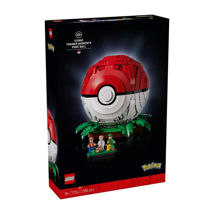 LEGO® Pokémon™ Iconic Trainer Moments Poké Ball – Pokémon Building Set, Collectible Toy & Gift