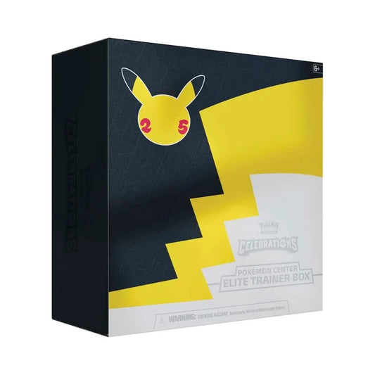 Pokémon TCG Celebrations Pokémon Center Elite Trainer Box – 25th Anniversary Exclusive with 13 Booster Packs