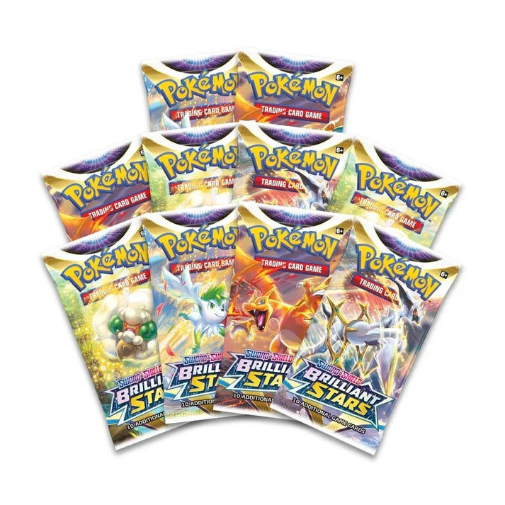 Pokémon TCG Brilliant Stars Pokémon Center Elite Trainer Box | PC ETB | 10 Booster Packs | Factory Sealed