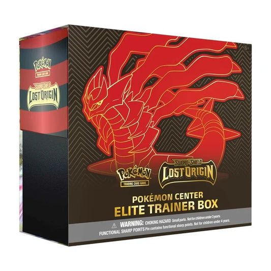 Pokémon TCG Lost Origin Pokémon Center Elite Trainer Box | 10 Booster Packs | Giratina Pin & Coin