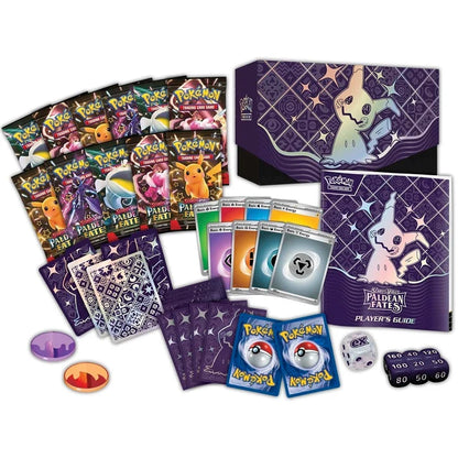 Pokémon TCG Scarlet & Violet Paldean Fates Pokémon Center Elite Trainer Box – 11 Booster Packs & Exclusive Shiny Mimikyu Promos