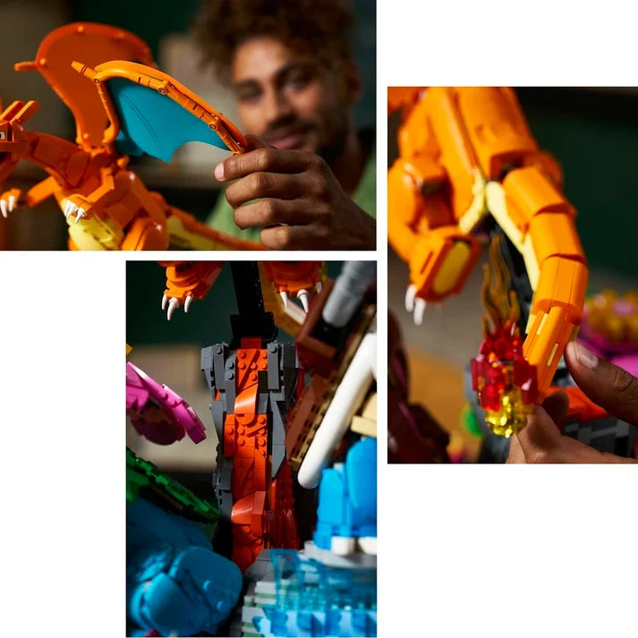 LEGO® Pokémon™ Venusaur, Charizard & Blastoise – Pokémon Building Set, Starter Pokémon Toys & Collectible Gift